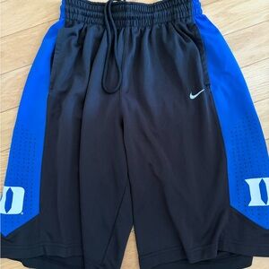 Nike Duke Black & Royal Blue Athletic Shorts